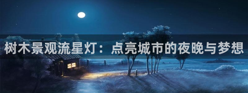 天顺娱乐 q注册38237：树木景观流星灯：点亮城市的夜晚与梦想